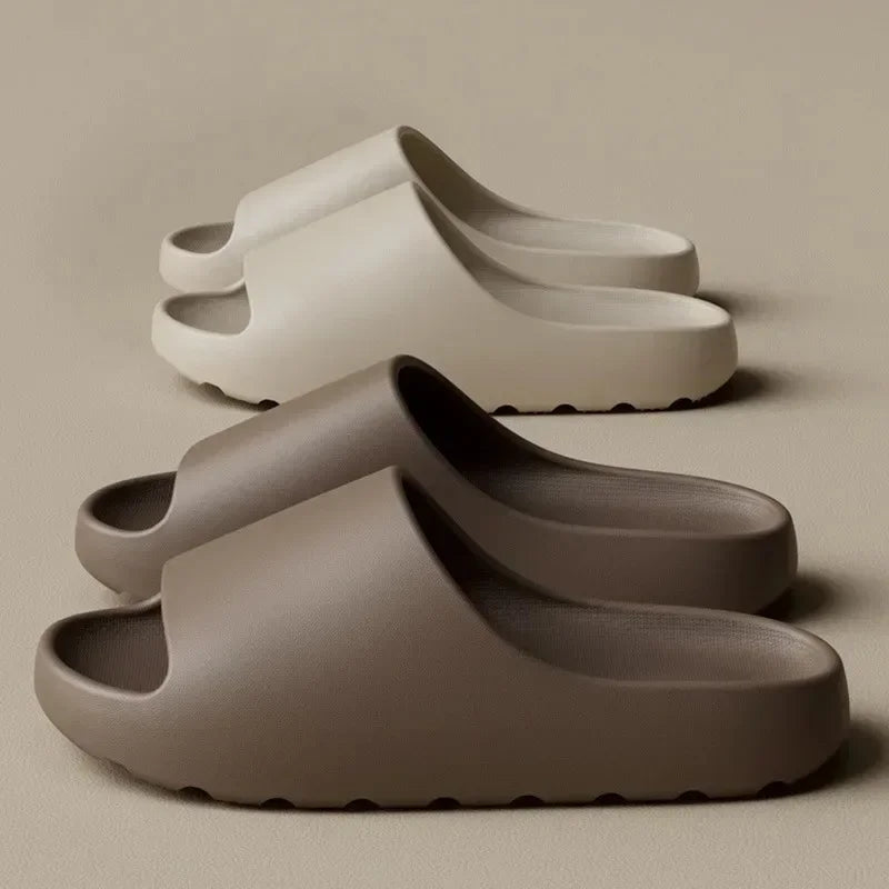 Tongs Coco Nuage Sandales à semelles épaisses Mode d'été Fond Souple Plage Hommes Femmes Sandales EVA