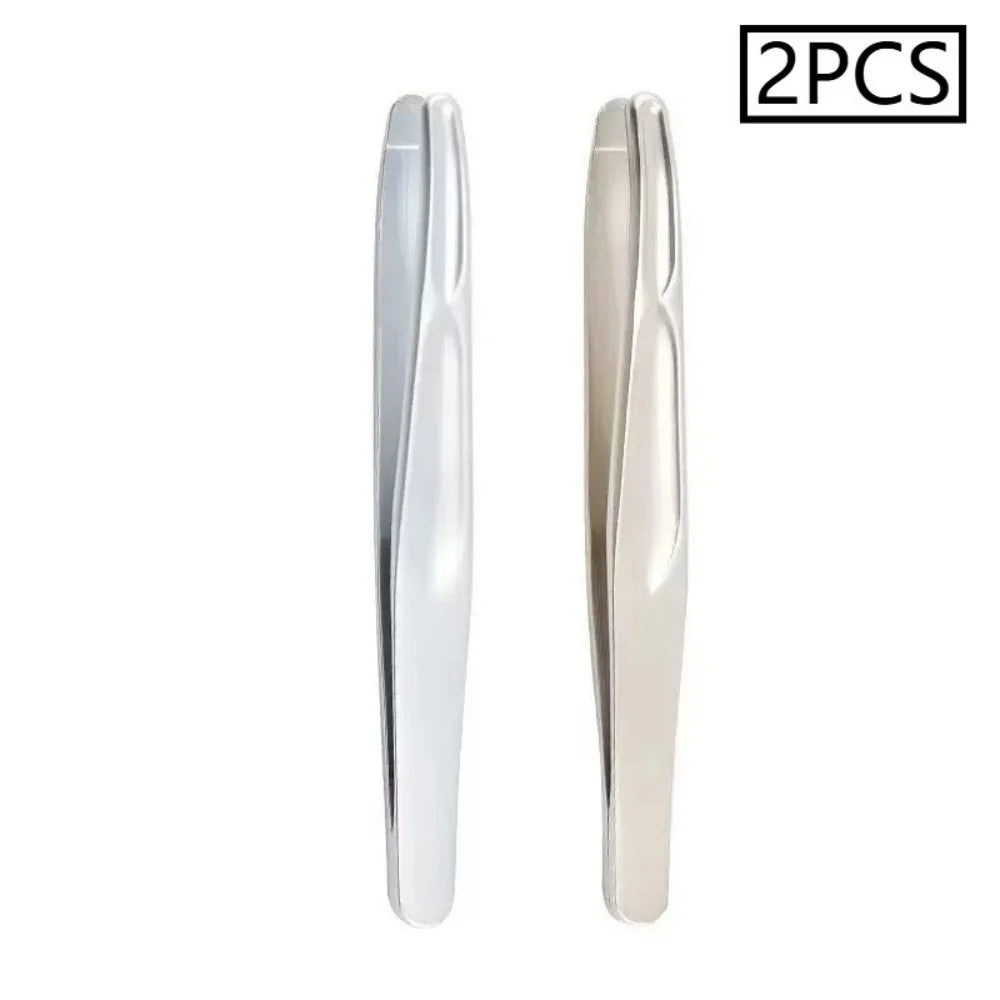 Pince à tête ronde haut de gamme, pince de précision pour l’épilation des sourcils, du visage et de la barbe, outil de capture et de coiffage des poils courts