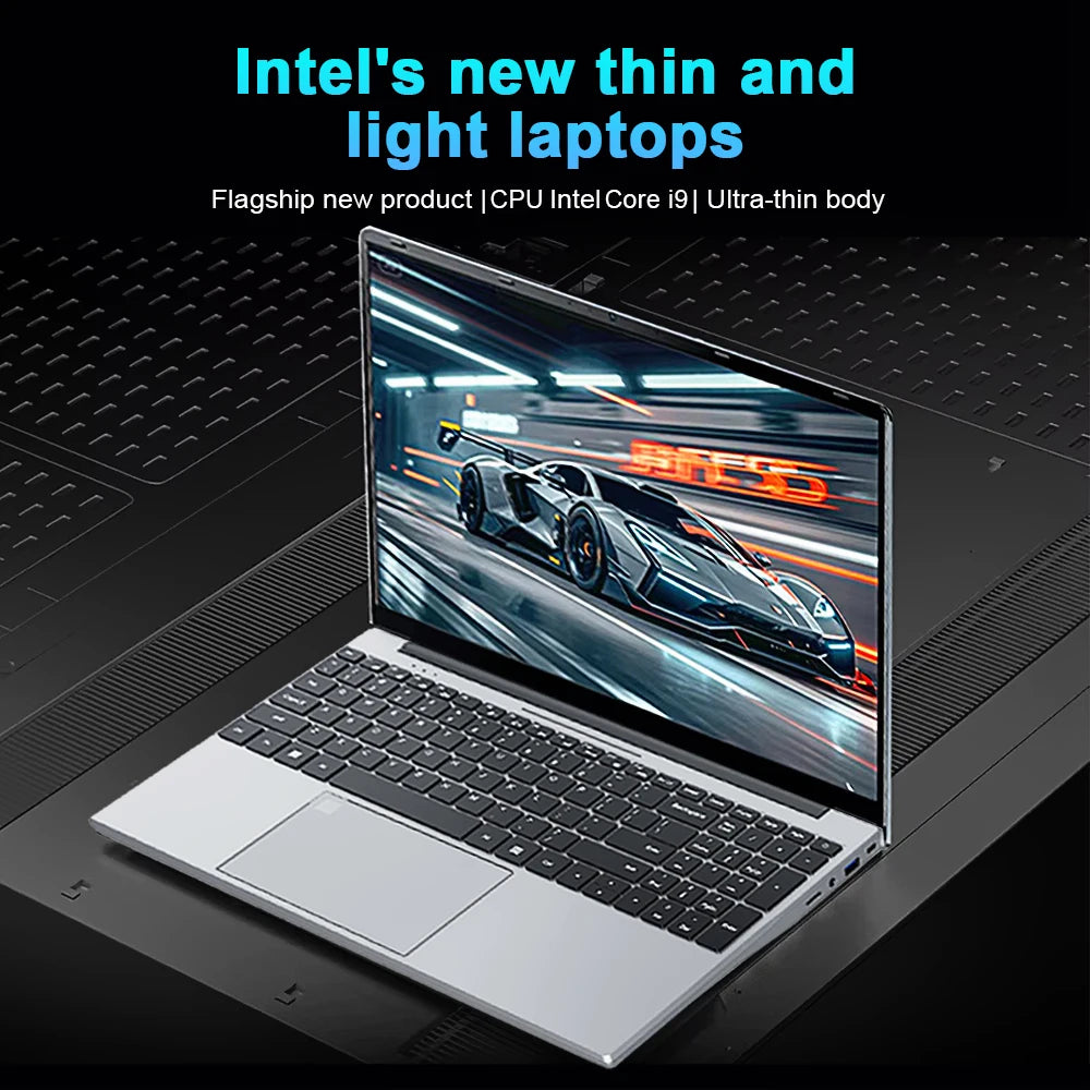 15.6"Laptop Computer PC Intel Core I9 10980HK/I9 9900U 16GB RAM 1TB 2TB SSD Gaming Notebook Windows 11 Pro 4K Fingerprint Unlock