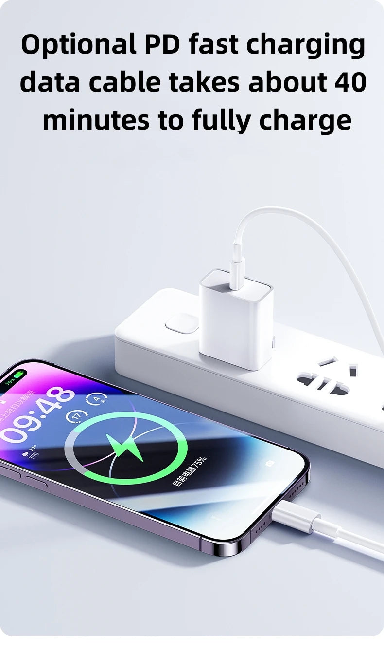 For PD 35W Fast Quick Charger USB Type C For iPhone 15 14 13 12 11 Pro ...