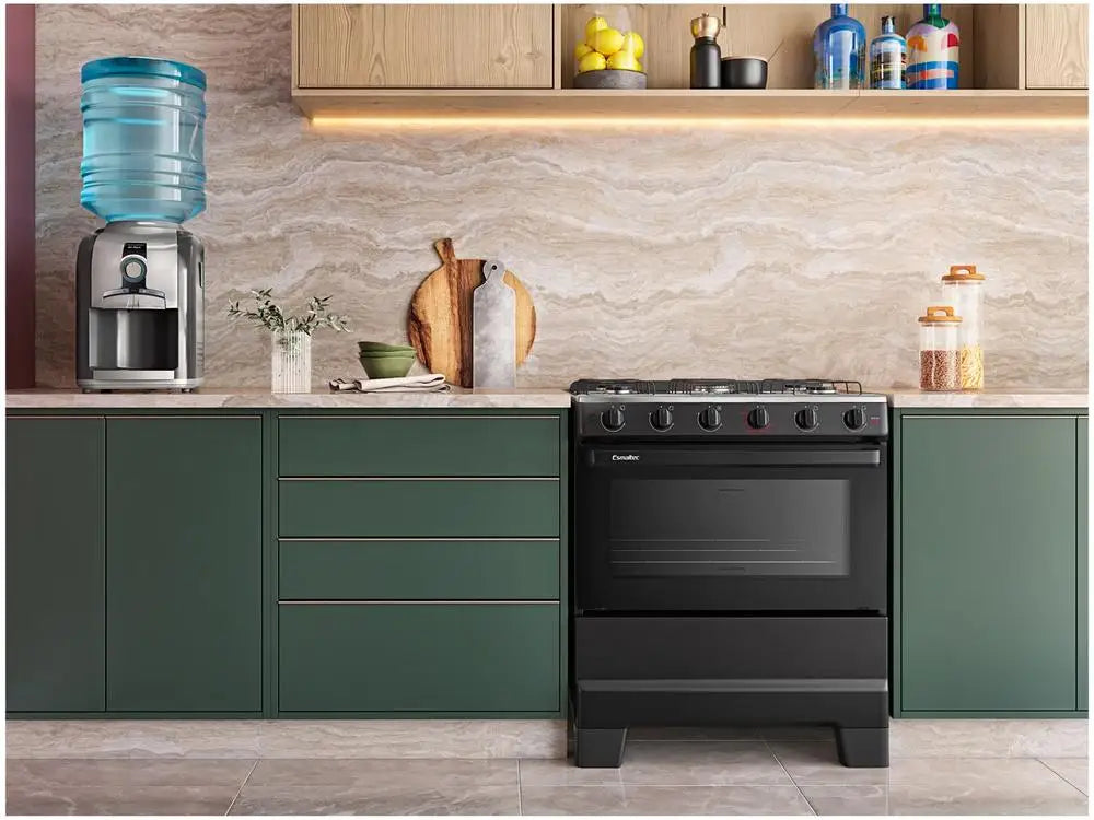 Electric Stove 5 Burners Esmaltec Ideal Super - Bivolt