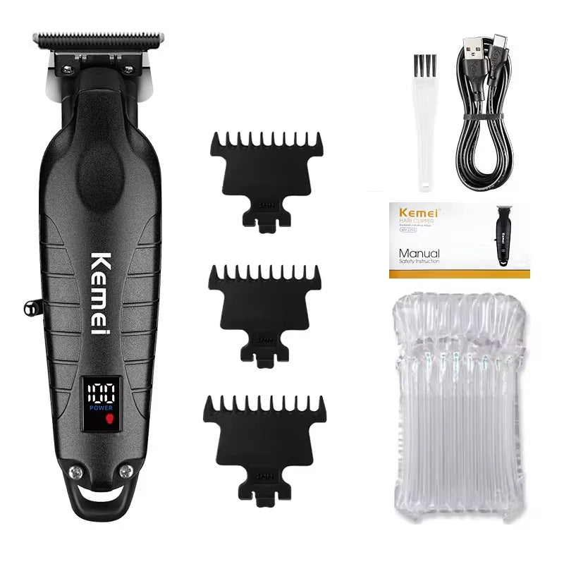 Kemei KM-2293 Hair Cutting Machine Professional Rechargeable Barber Hair Clippers Electric Hair Trimmers Cordless for Men