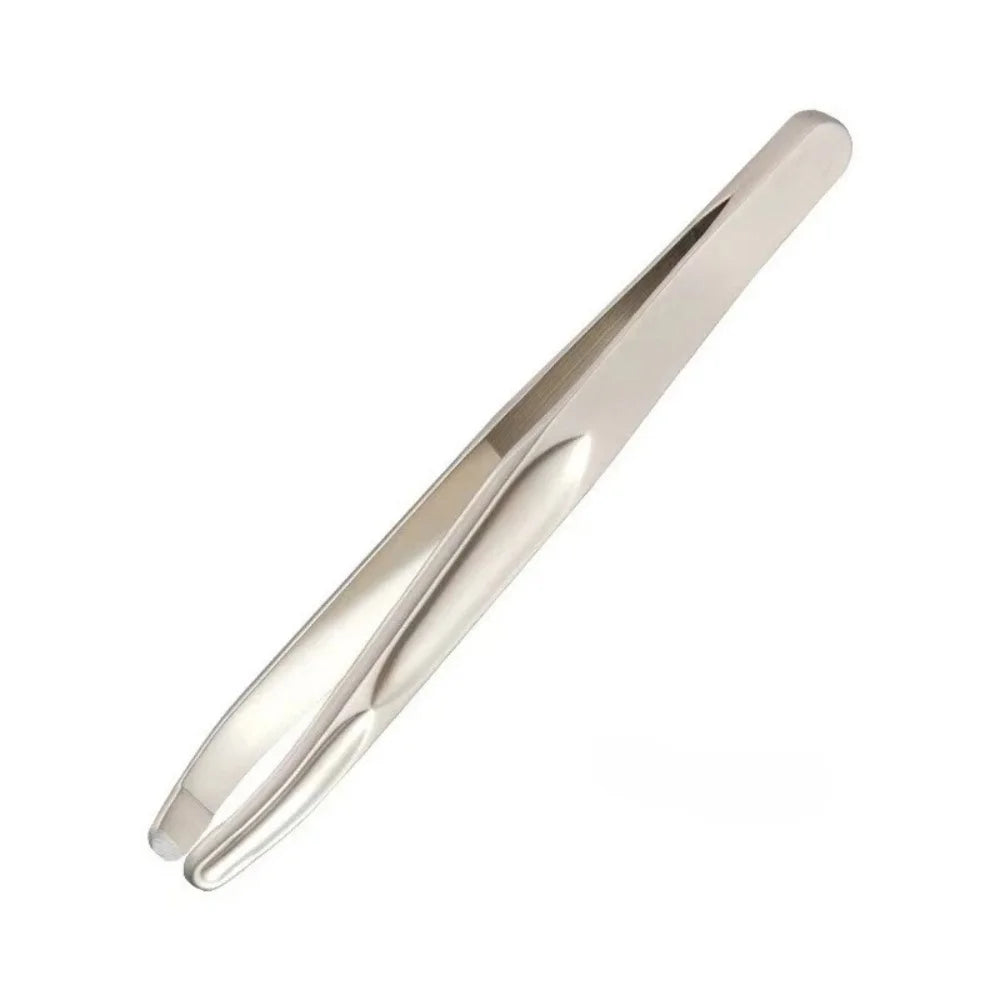 Pince à tête ronde haut de gamme, pince de précision pour l’épilation des sourcils, du visage et de la barbe, outil de capture et de coiffage des poils courts